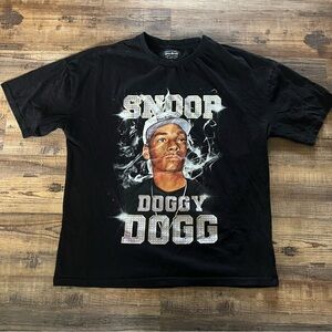 Dogg Supply by Snoop Dogg Graphic T-Shirt Mens Md Black Rap Tee Streetwear